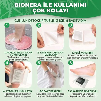 Bionera™ Japon Bambu Detoks Bandı (10'lu Arınma Paketi)